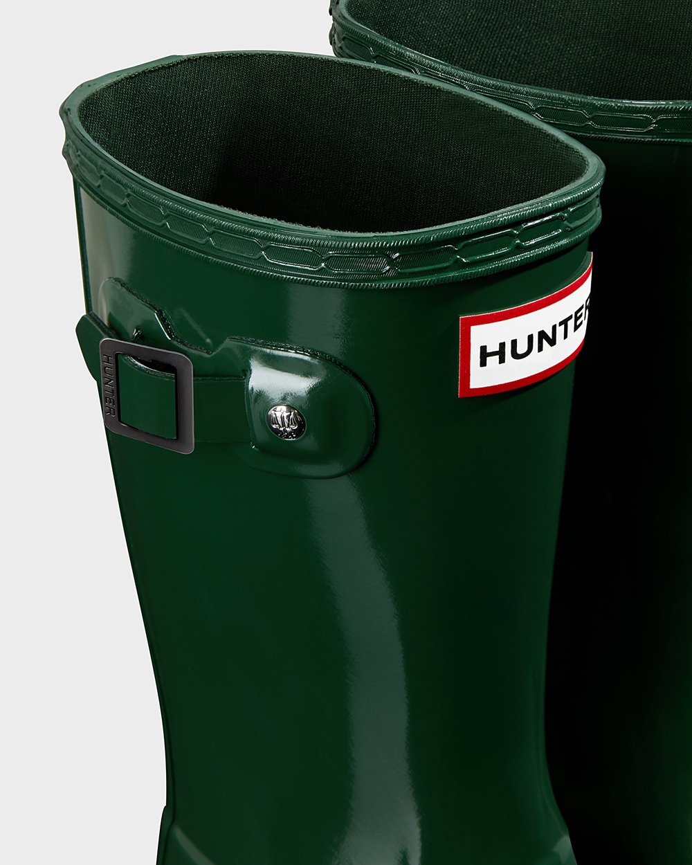 Kids Hunter Rain Boots Green - Original Big Gloss - 8546709-CG